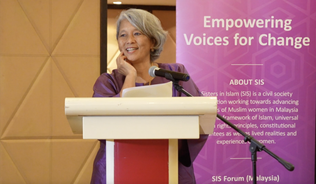 Zainah Anwar speaking at SIS Public Forum 2023 “After Decades of Islamisation: Where Are You, Malaysia?"